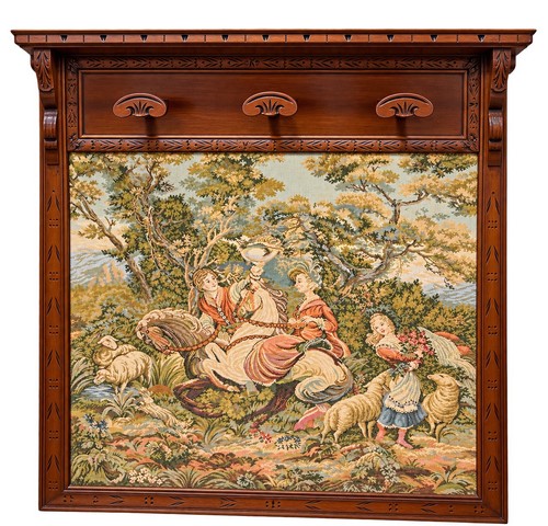 Antike wandgarderobe holz - wandgarderobe,