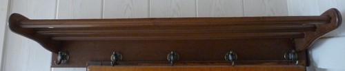 Wandgarderobe aus holz - wandgarderobe, mit