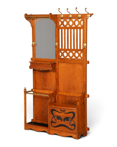 Jugendstil flur garderobe - flur,