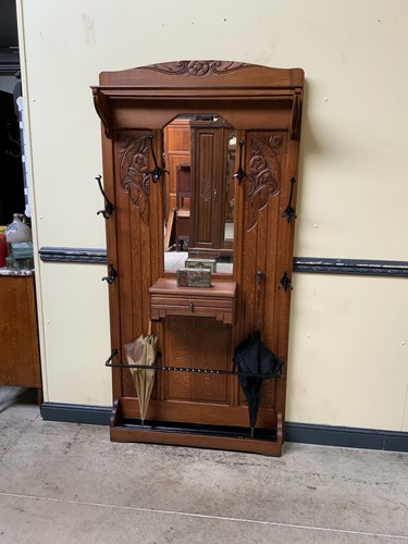 Antike art deco garderobe mit - deco,
