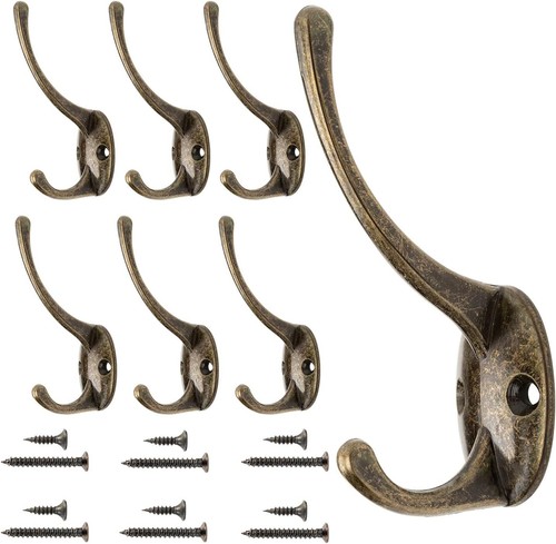 Stück vintage wandhaken - 6,