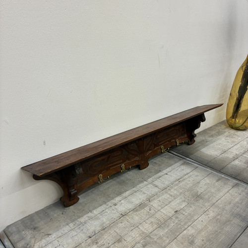 Wandgarderobe wandregal holz - wandregal,