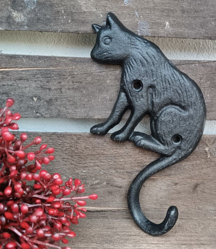 Wandhaken katze garderobe - wandhaken,