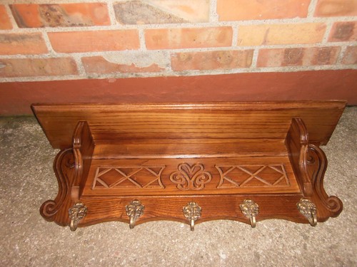 Jugendstil garderobe regal 5 - garderobe,