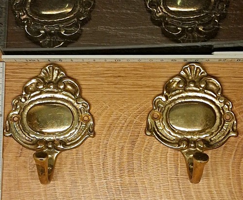 Antike garderobenhaken - 2x,