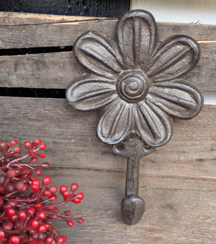 Großer wandhaken blume - wandhaken,